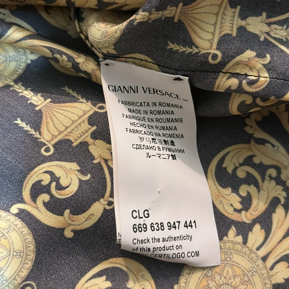 Authentic Versace Button Up - Picture 5 of 6